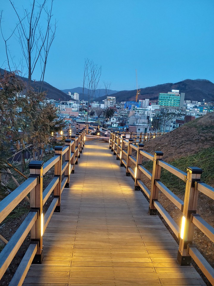 night walk road