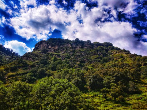fonds d'écran cloud, landscape