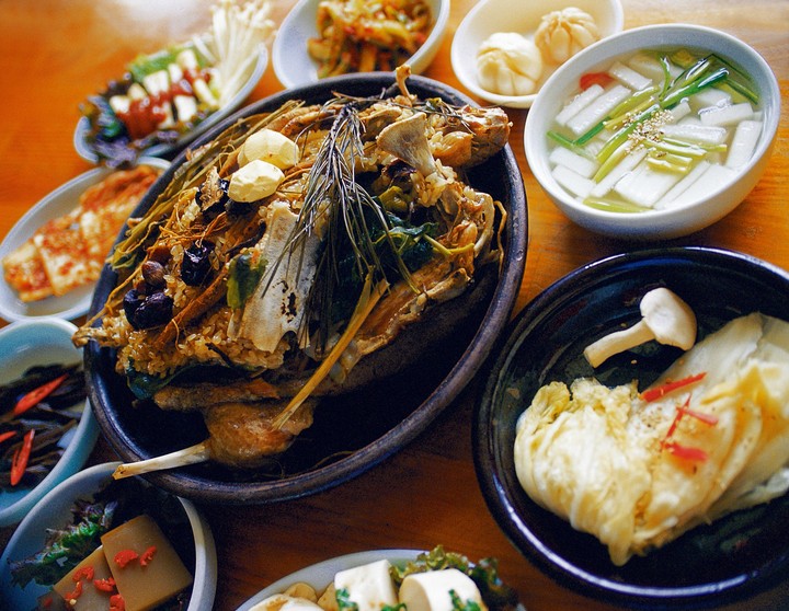 한식-밥과 고기