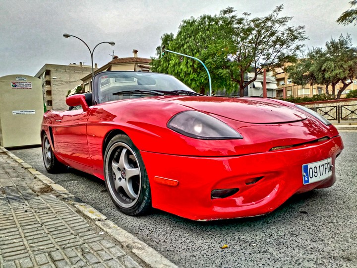 Red Porsche 