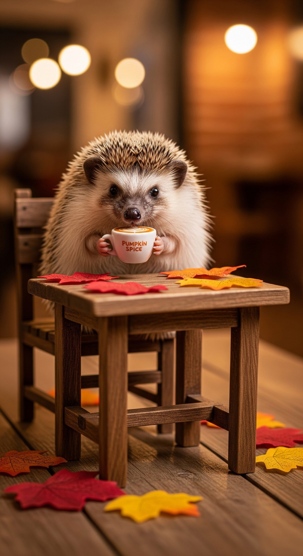 HEDGEHOG AT THE BAR