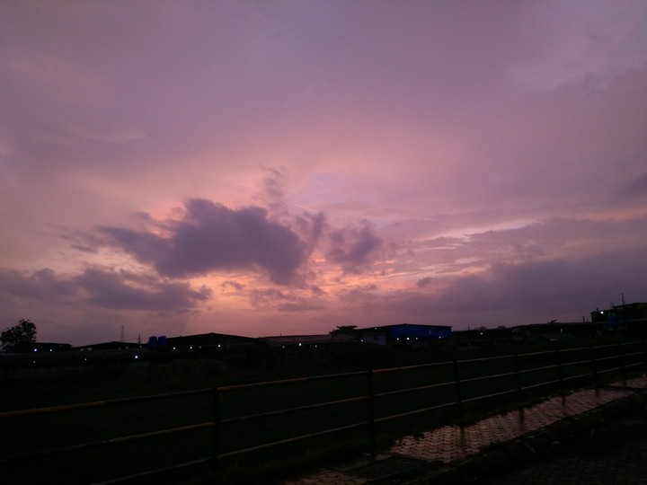 Evening sky