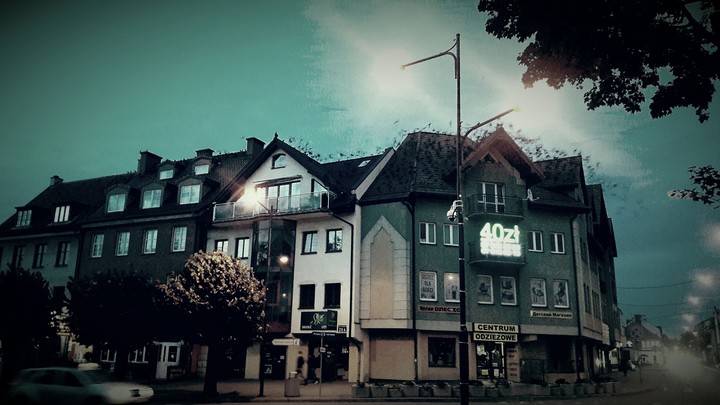 A town