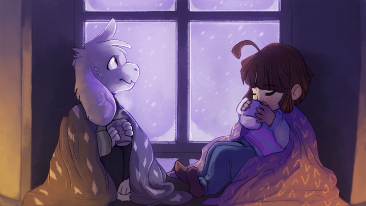 Asriel and Frisk