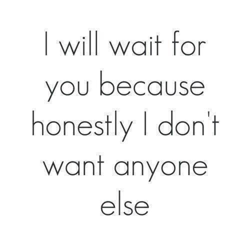 I WILL WAIT