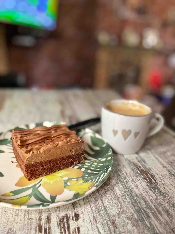 Morning coffee chocolate