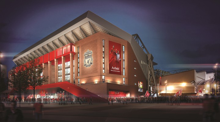 Anfield-Stadium of Liverpool Soccer Team