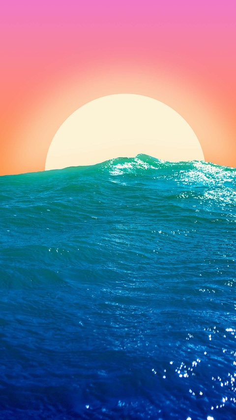 blue, sea壁纸
