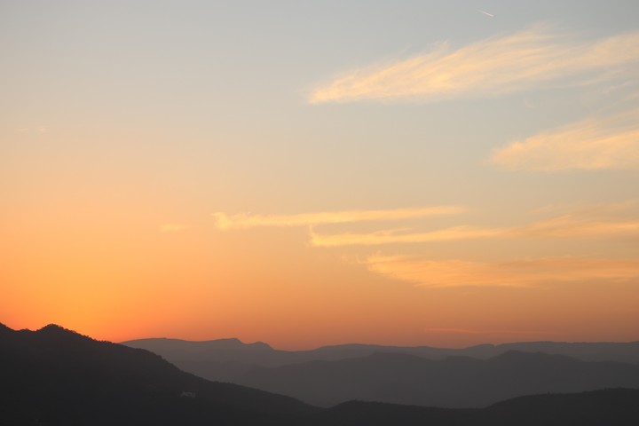 Beautiful evening  in India