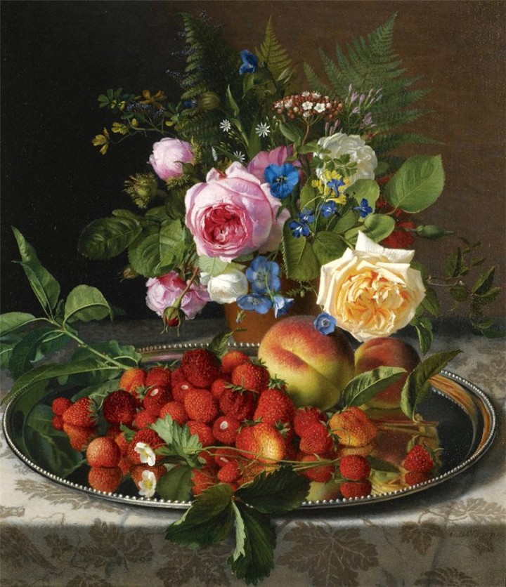 bouqet & fruits