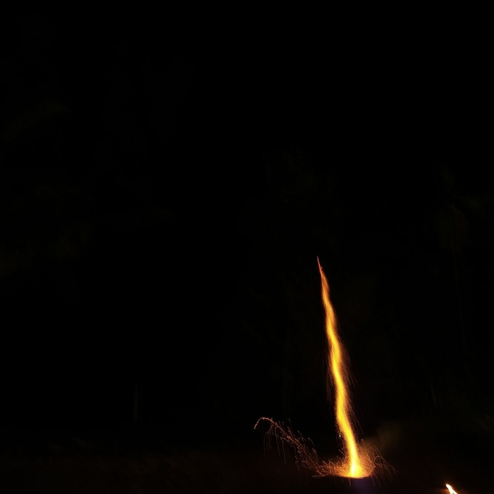 light in dark