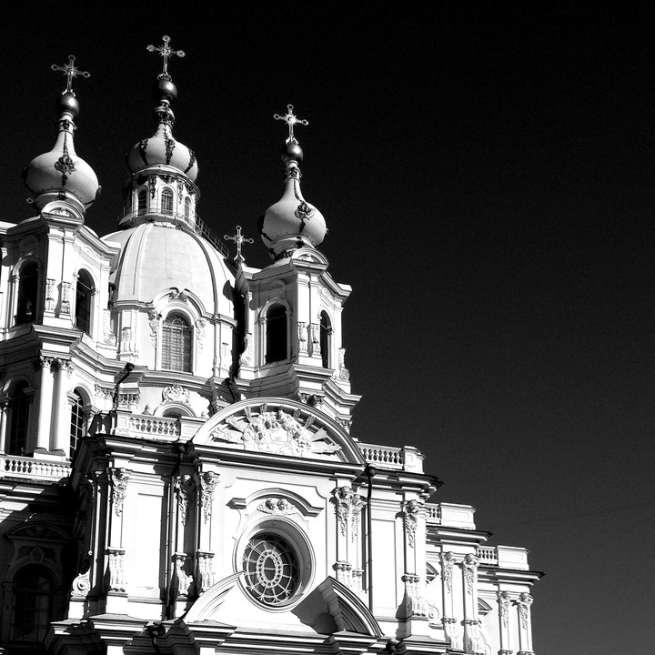 Smolny Cathedral. Saint Petersburg.