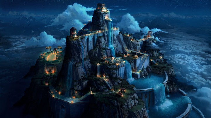 Olympus at Night