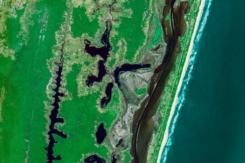 Island, bay achtergronden