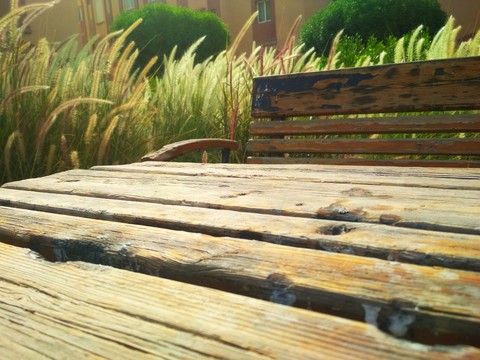 wood seat