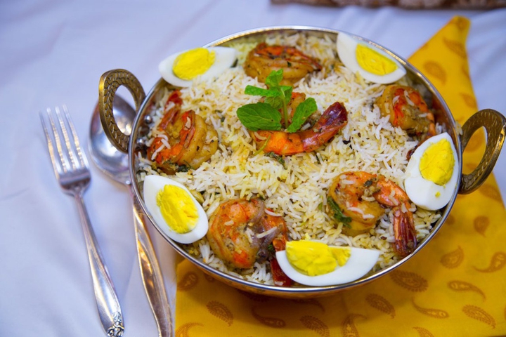 Prawn Biryani, Hyderabad, India