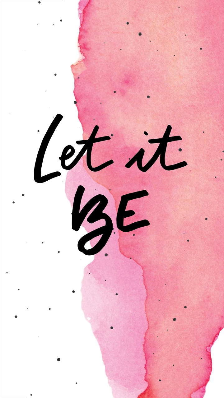 Let it be