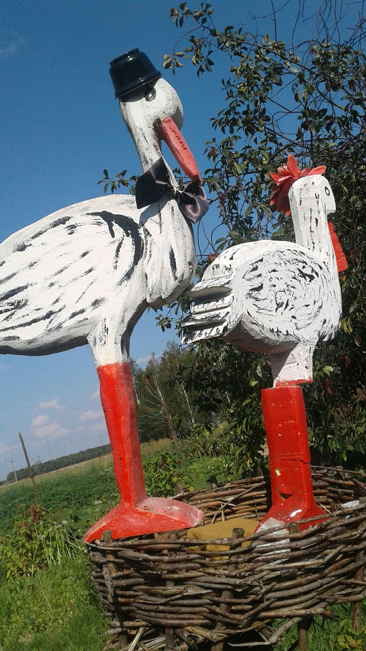 Аисты ( поделка )