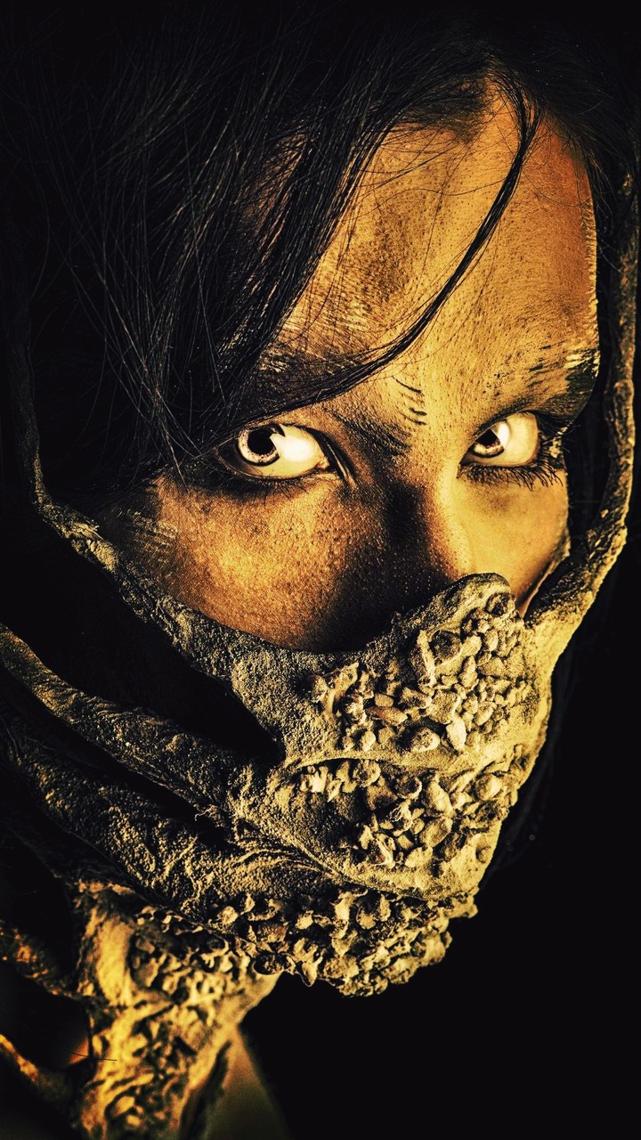 covered face