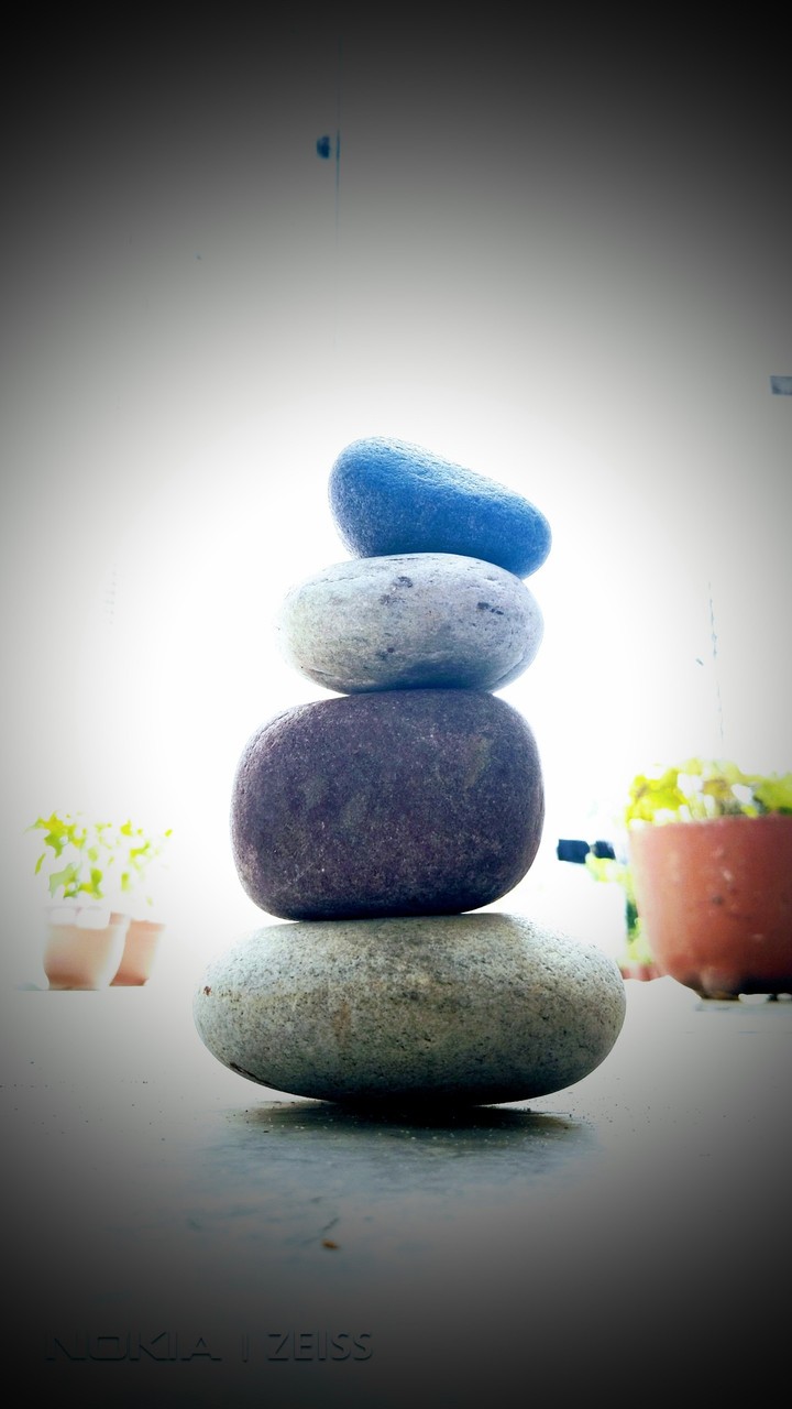 only stones....