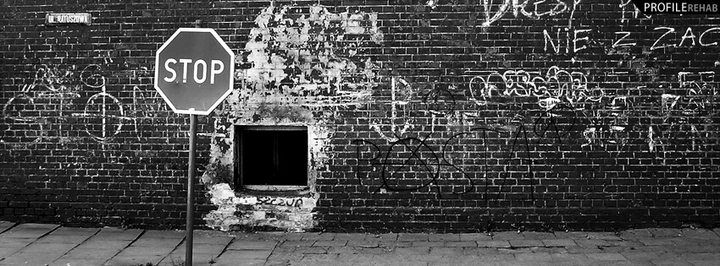 Wall in a street