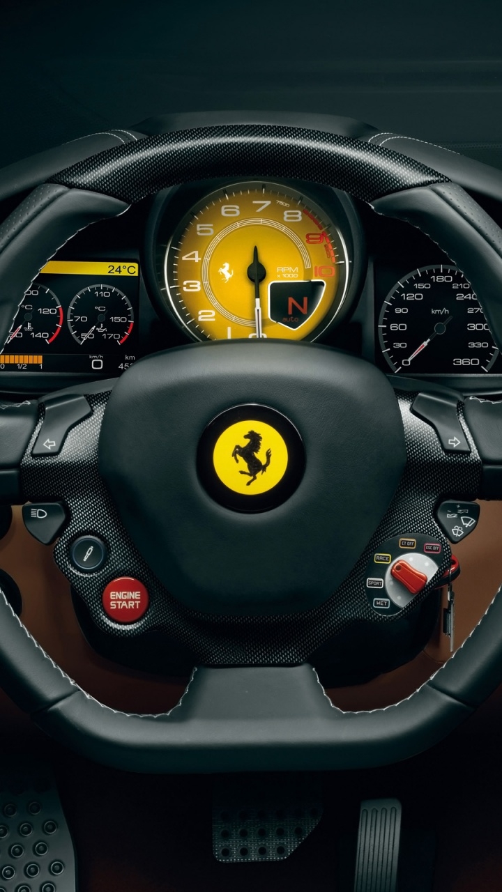 Ferrari Cockpit Wallpaper