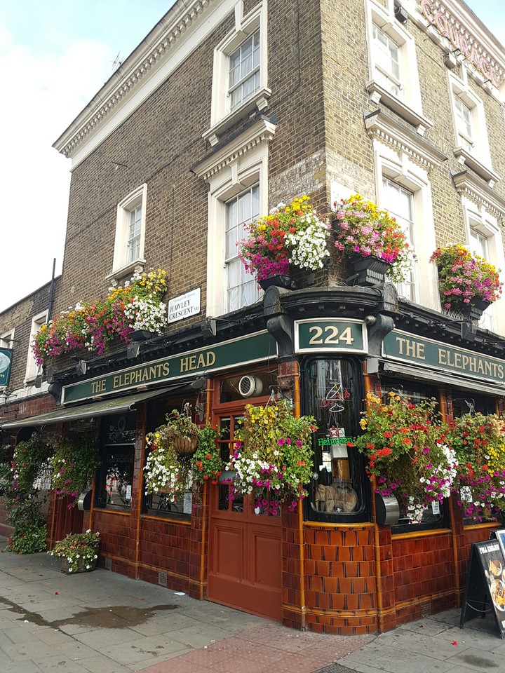 Pun in Camden town, London