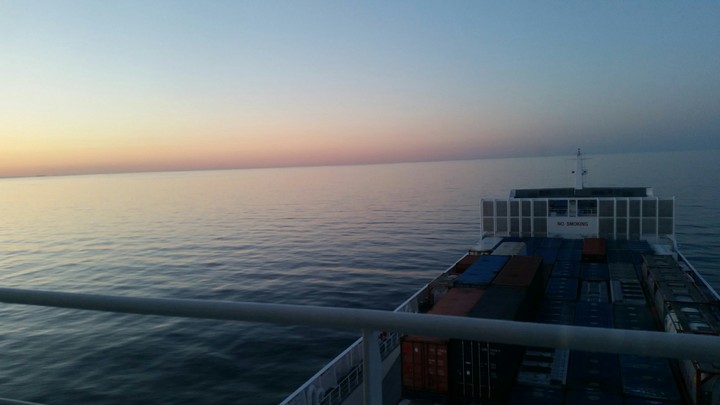 sunset Baltic sea