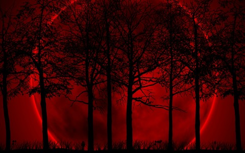 Red moon