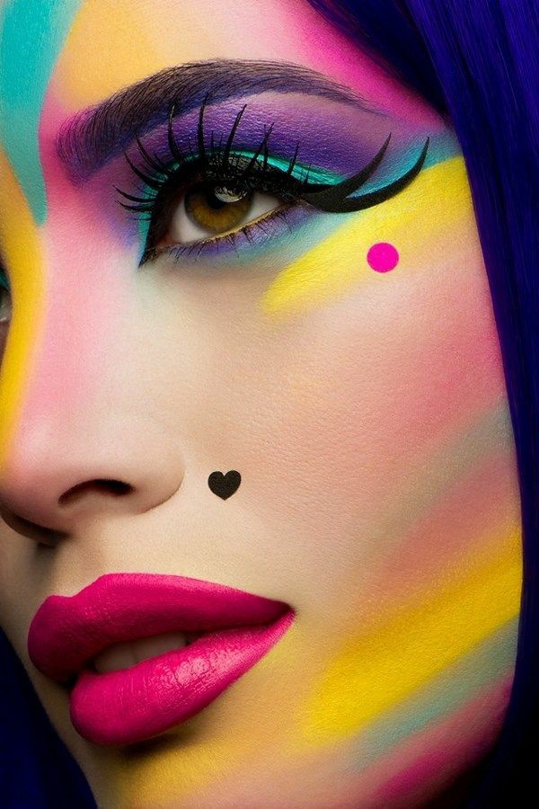 Rainbow make up
