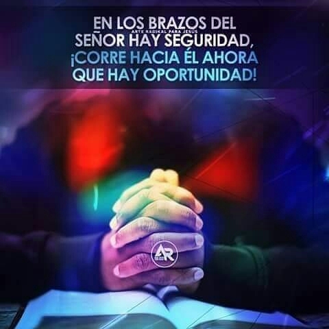 en los brazos