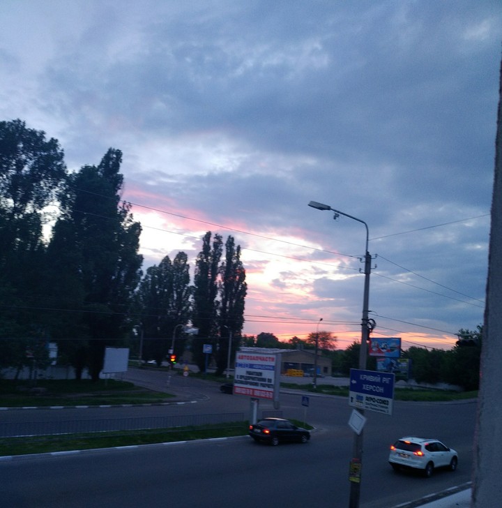 очень красивый закат
