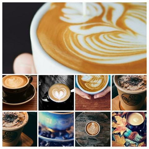 coffee collage