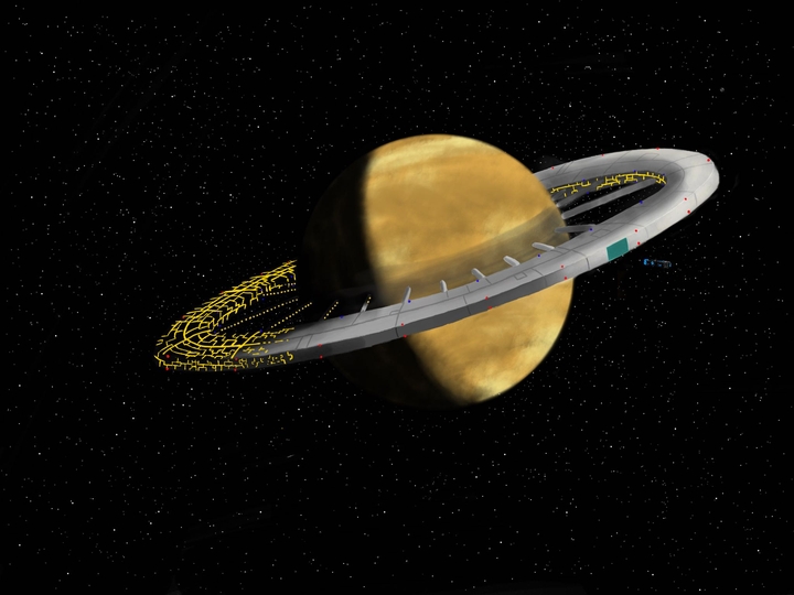 CO2 refinery on Venus