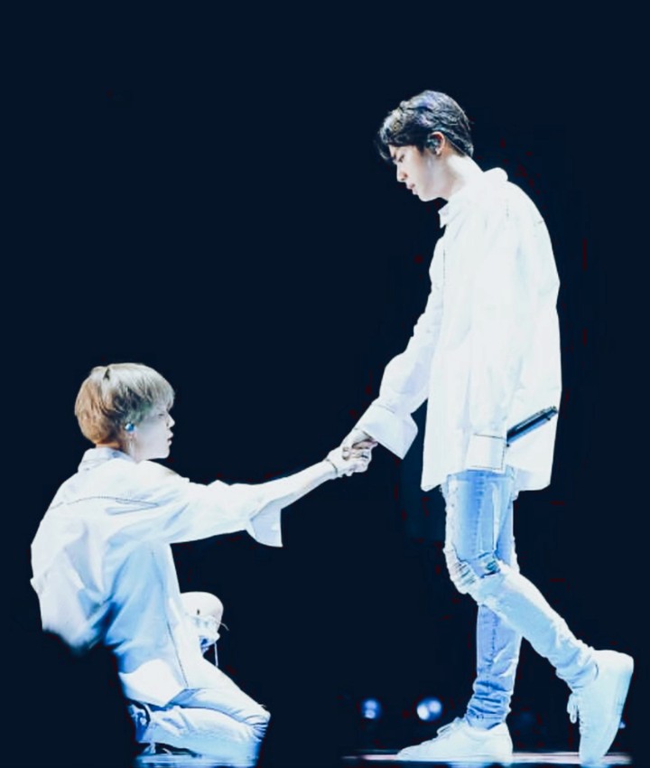BTS JIMIN AND JIN