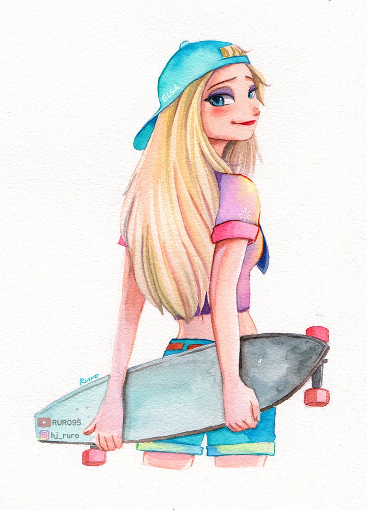 ELSA Skater Girl