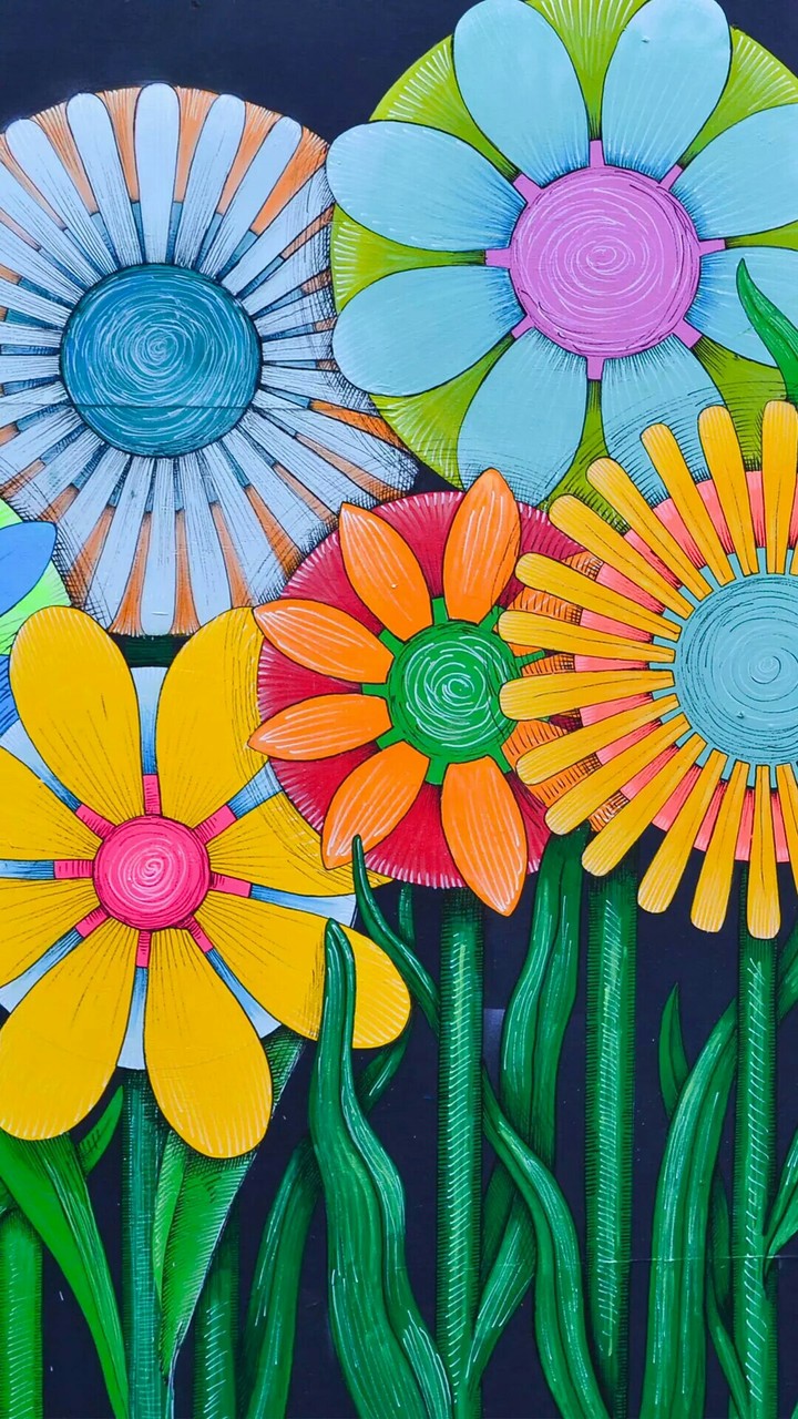 Graffiti flowers HD