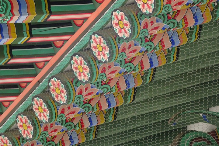 The Korean traditional pattern