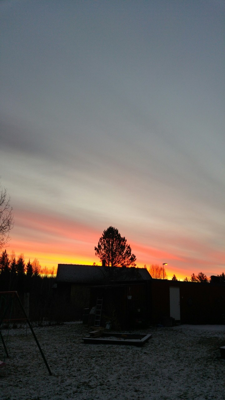 sunrise in sweden