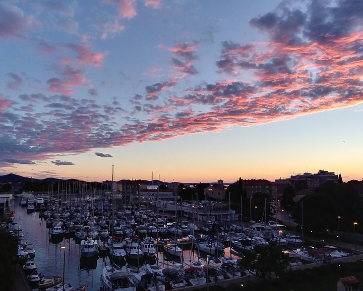 Pink clouds?