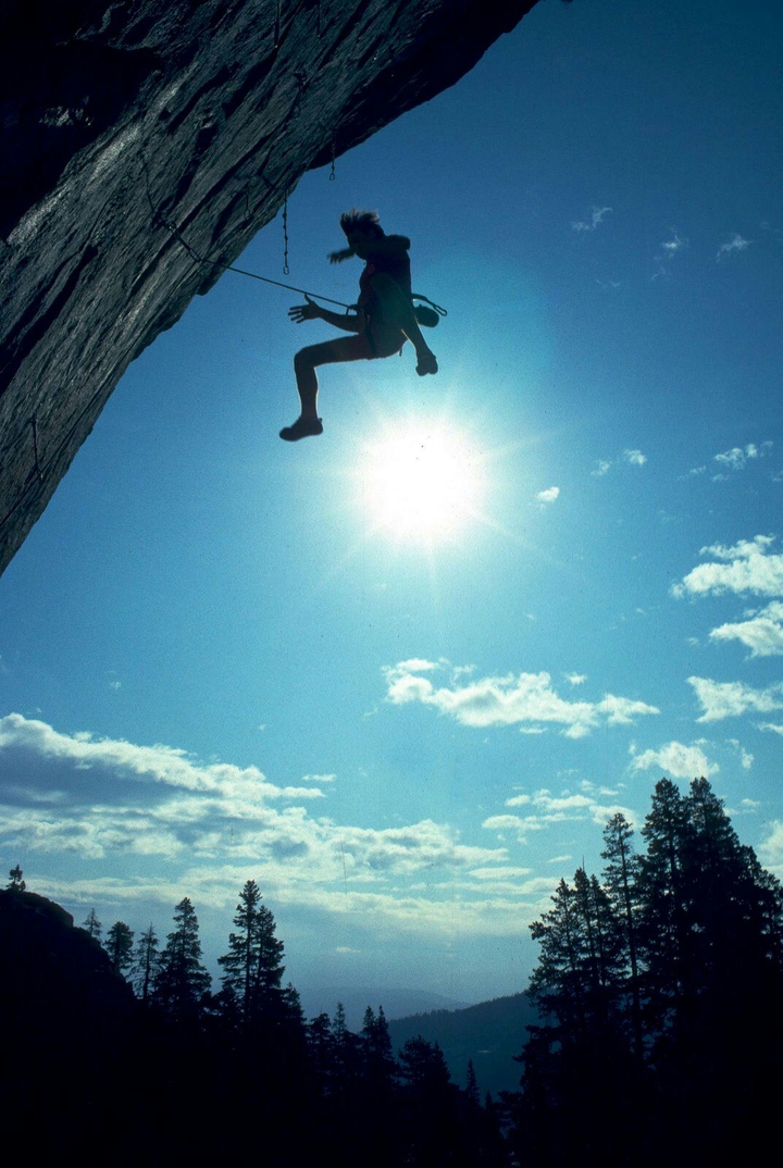 Rock climbing