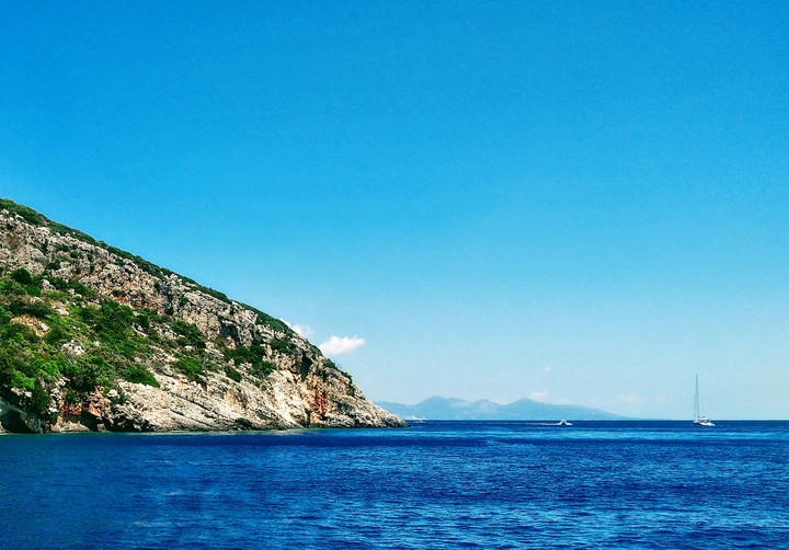 Południowo wschodnie wybrzeże Zakynthos