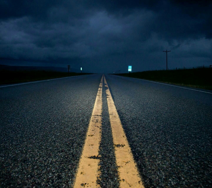 night road