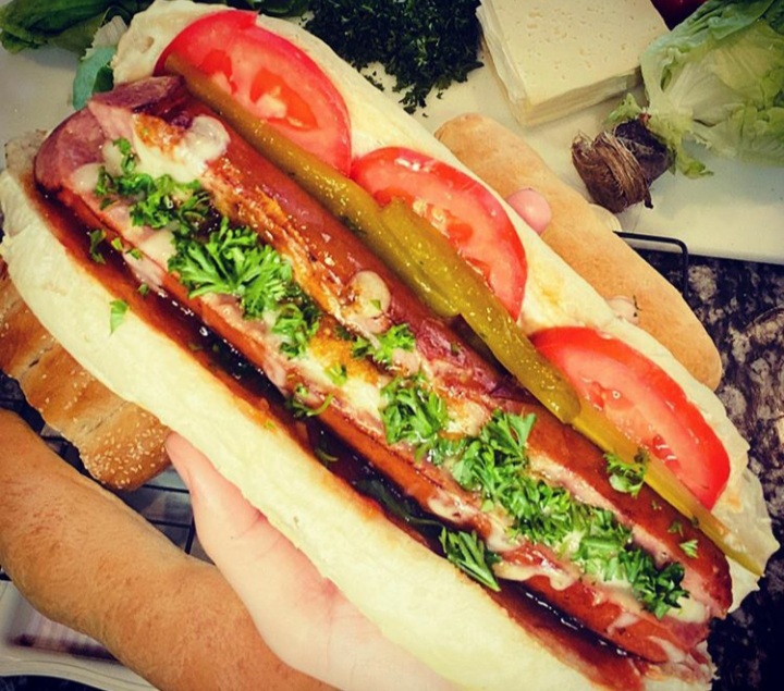 sausage sandwich