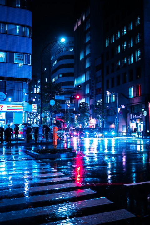 sfondi blue, neon