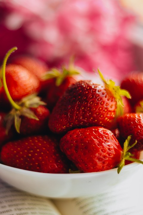 hình nền food, strawberry
