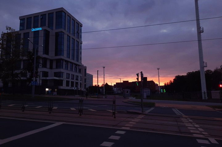 evening city