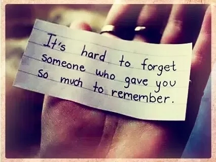 SO HARD TO FORGET