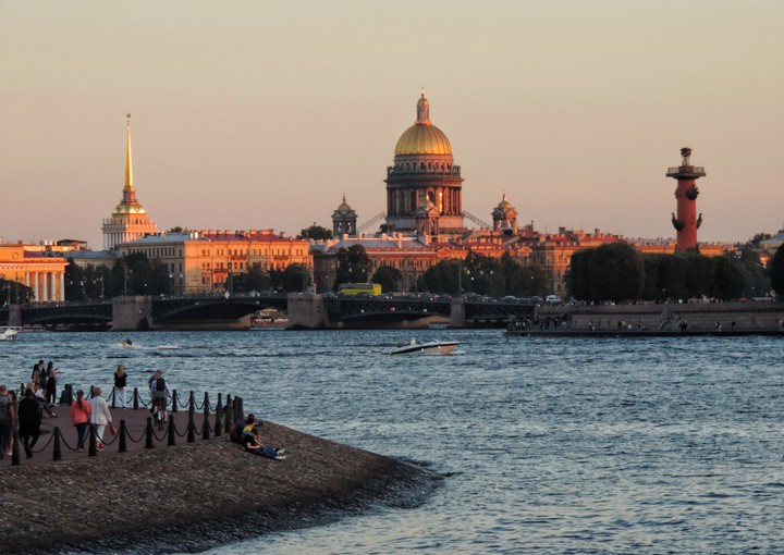 В лучах заката