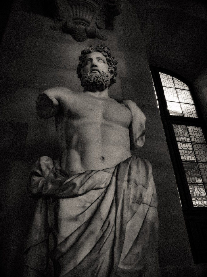 statue of man